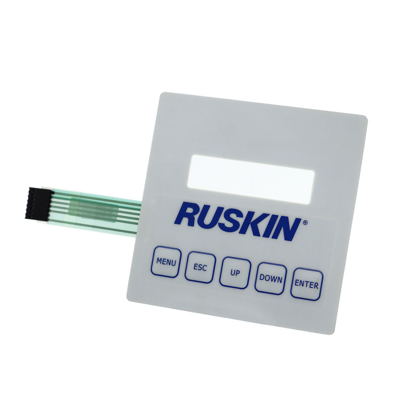 Aksiyon Gücü 100-500g Müşterinin gereksinimleri dahilinde çok renkli membran anahtarları